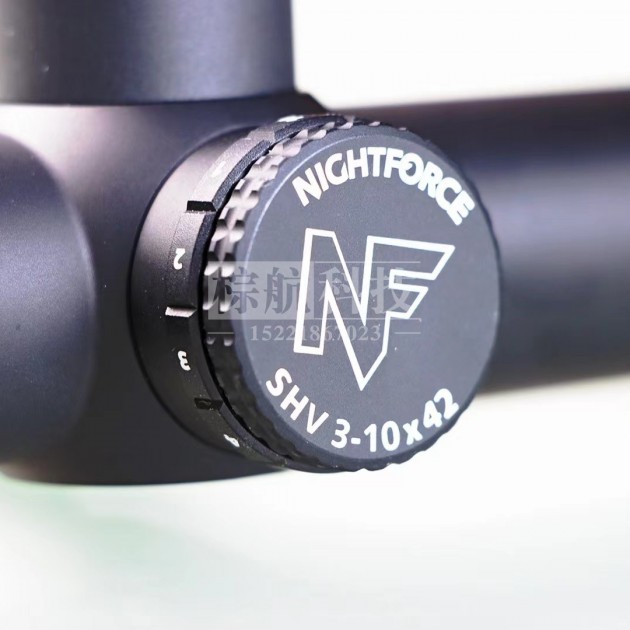 美国原装进口Nightforce SHV 3-10x42瞄准镜，十字线带灯提供分化照明，NF采用特制的低色散玻璃镜片产品图4