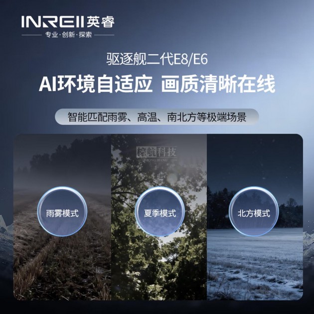 英睿自动对焦热成像驱逐舰二代E8红外夜视仪户外热搜安防搜救E6热像仪产品图4