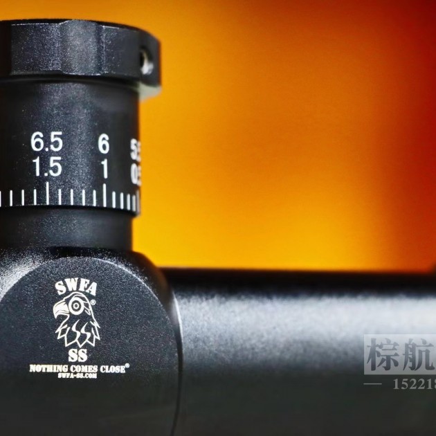原装进口SWFA SS 10x42 12x42后调焦定倍瞄准镜，日本制造，全镜身采用阳极氧化磨砂工艺，0.1Mrad，最近调焦10码产品图4