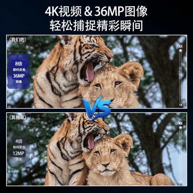  棕昶NV8100头戴数码夜视仪红外双筒夜视仪 户外露营探险高清数码夜视仪、带拍照录像WIFI 夜视望远镜、全黑观测夜视仪产品图2