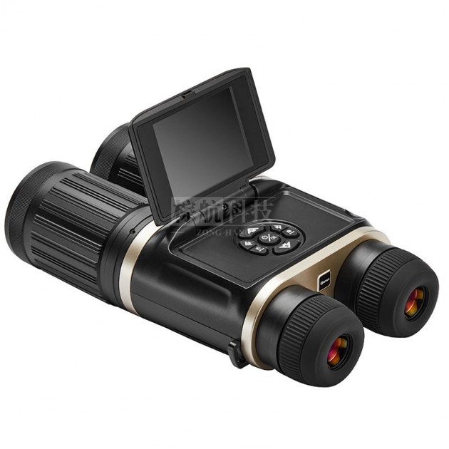 奥尔法 D10L双目高倍OPPHA数码100倍红外夜视仪望远镜 日夜两用/高清HD拍照录像/GPS & 北斗定位/电子罗盘/俯仰角/气压计/水平角/WIFI连接手机APP遥控操作/一体式独立显示屏产品图1